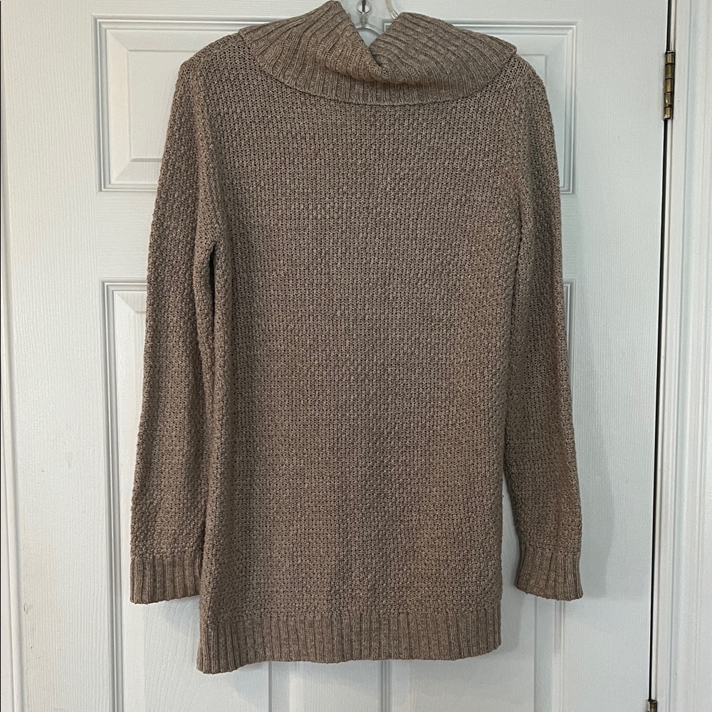 4/$20 Hilary Radley Beige Cowl Neck Sweater - Picture 3 of 3